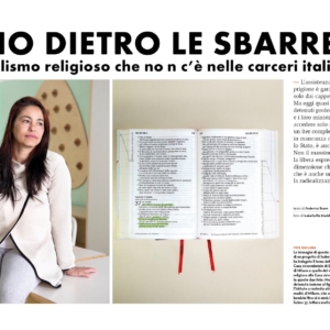 Artikel mit dem Titel "Dio Dietro le Sbarre"