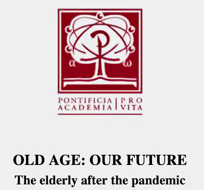 Portada de un documento del Vaticano titulado "La vejez: Nuestro futuro, Los ancianos después de la pandemia"