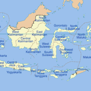 Mappa dell'Indonesia