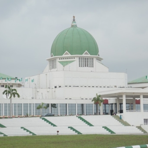 Gebäude der nigerianischen Nationalversammlung in Abuja, Nigeria
