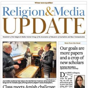 Preview of the Winter 2022 “Religion and Media Update” PDF