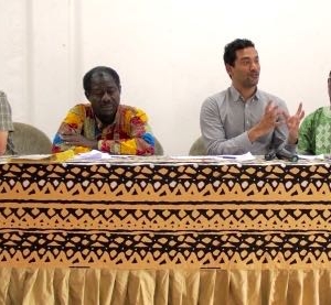 A panel discussion at the IARJ Ghana conference