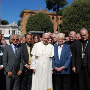 O Papa Francisco e outros na Pontifícia Academia das Ciências