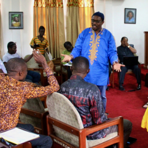 Il Principe Charles Dickson ha condotto un workshop in occasione di una conferenza della IARJ in Ghana